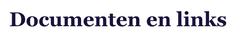 Documenten en links